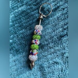 Colorful Beaded Keychain
